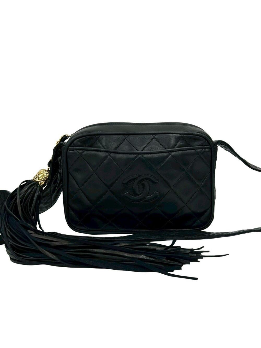 Chanel Vintage Diamond Cc Camera Bag #251651C20B